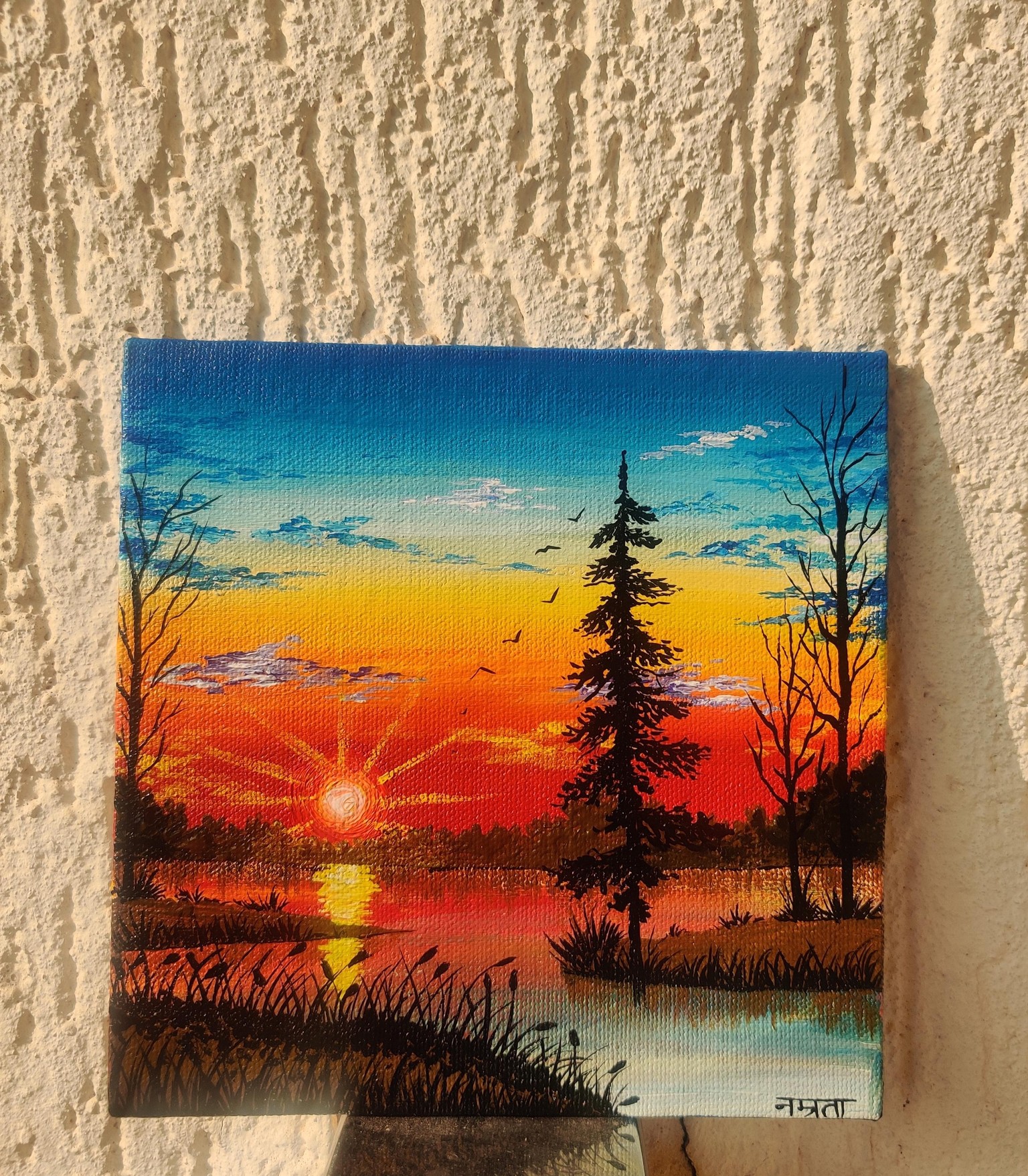 Lakeside Sunset with Mohini - image 1 - student project