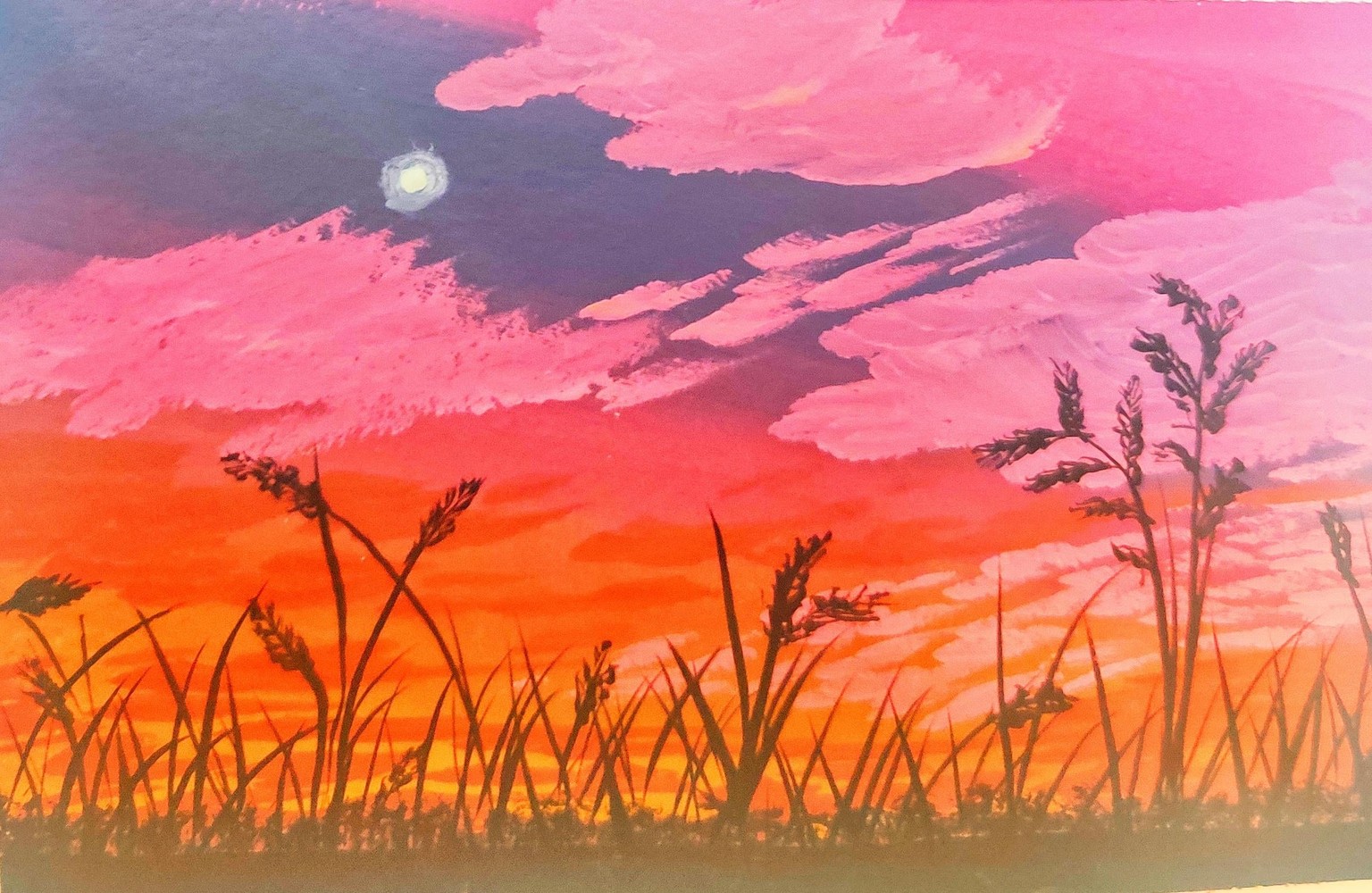 Expressive Skies and Aesthetic Clouds in Gouache with Umashree - image 6 - student project