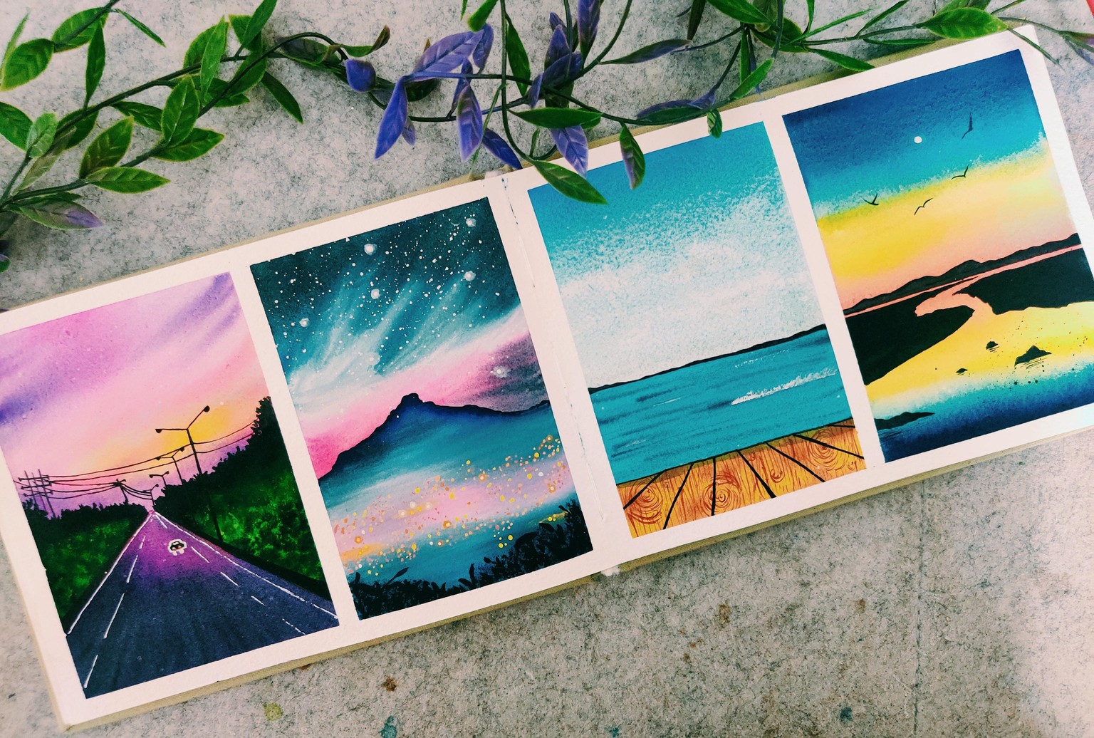 30 Day Mini Painting Challenges with Umashree - image 3 - student project