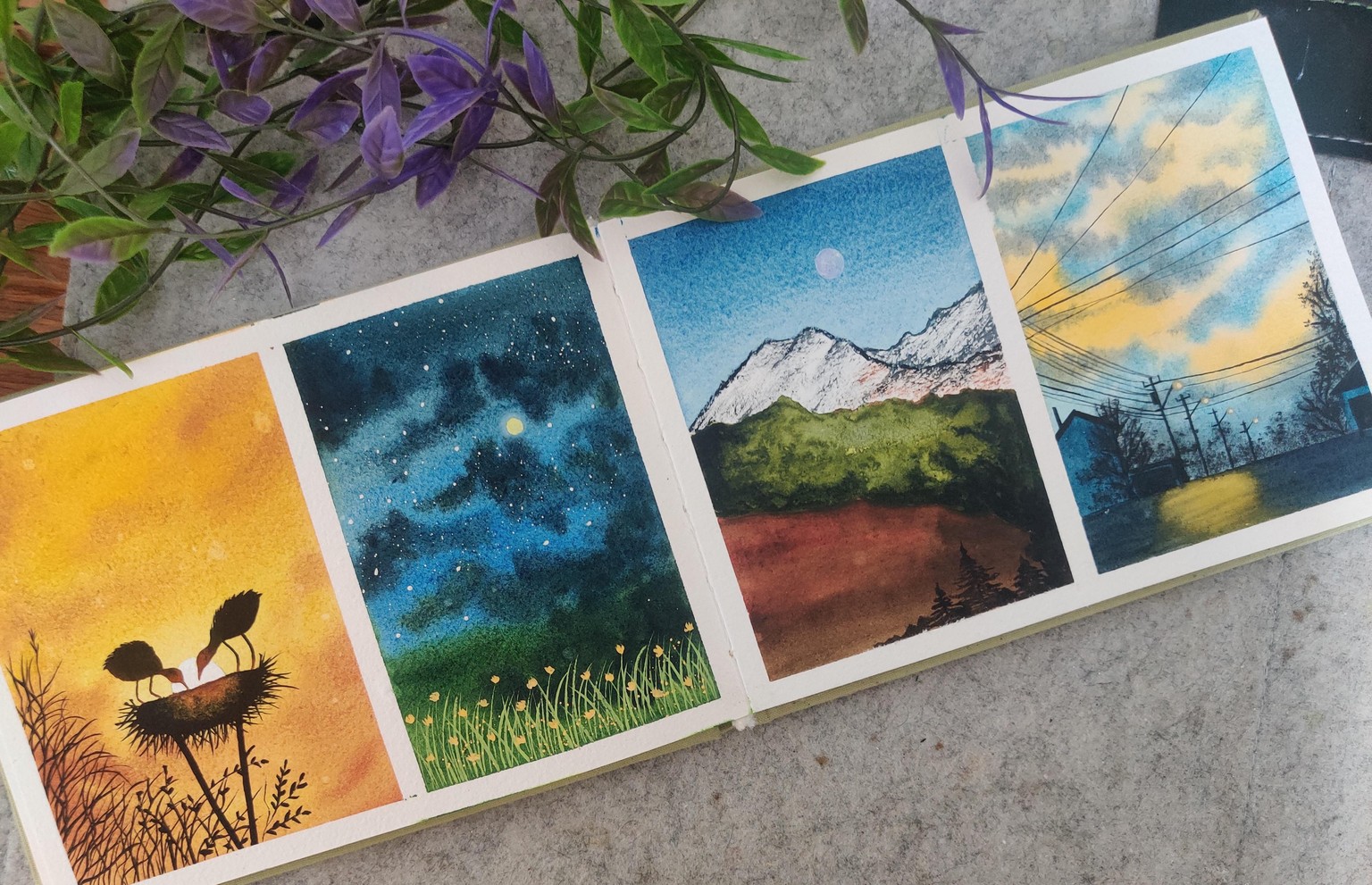 30 Day Mini Painting Challenges with Umashree - image 2 - student project