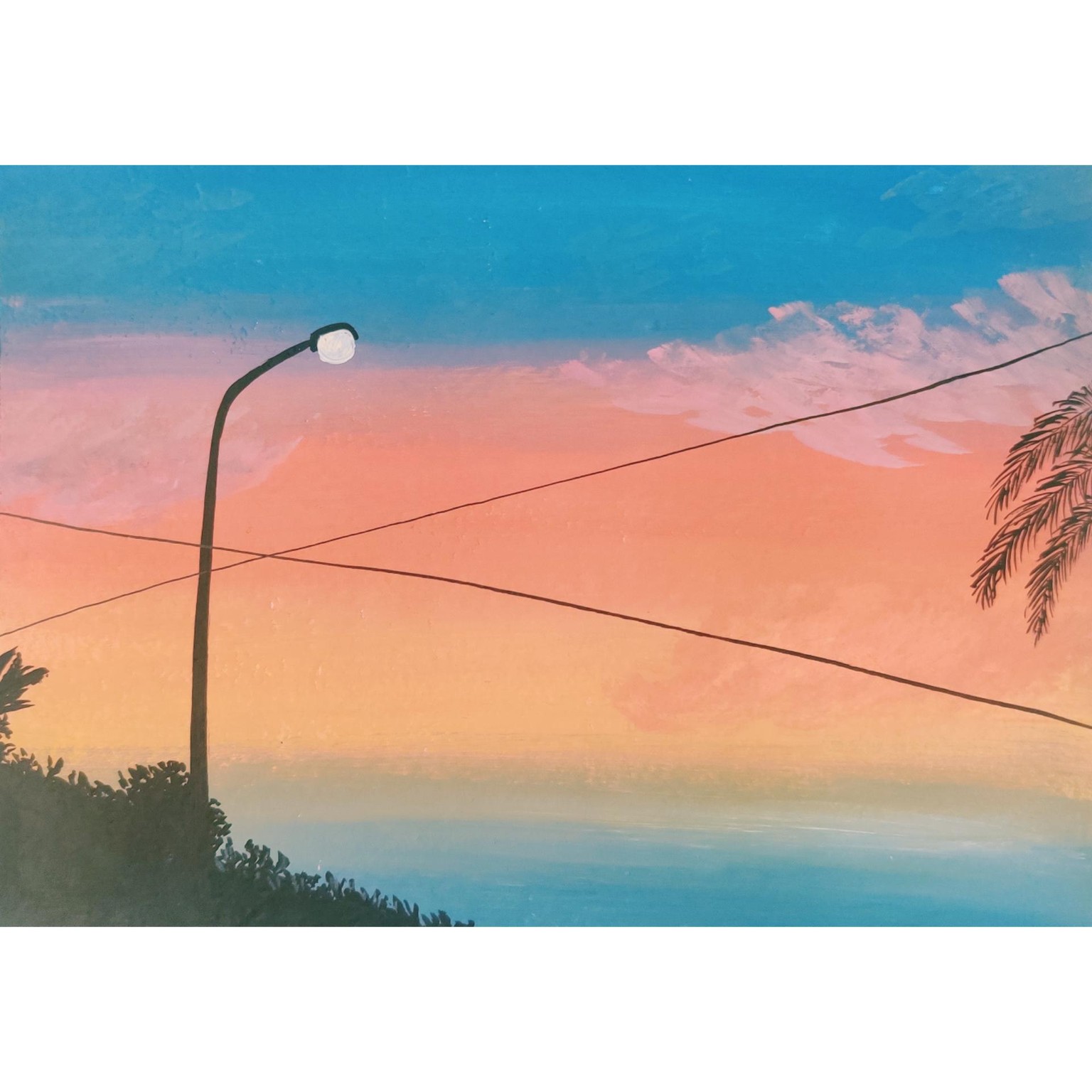 Expressive Skies and Aesthetic Clouds in Gouache with Umashree - image 1 - student project