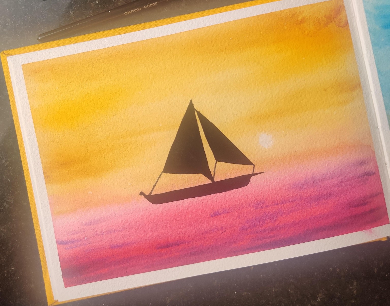 Watercolour Silhouettes with Swathi - image 4 - student project
