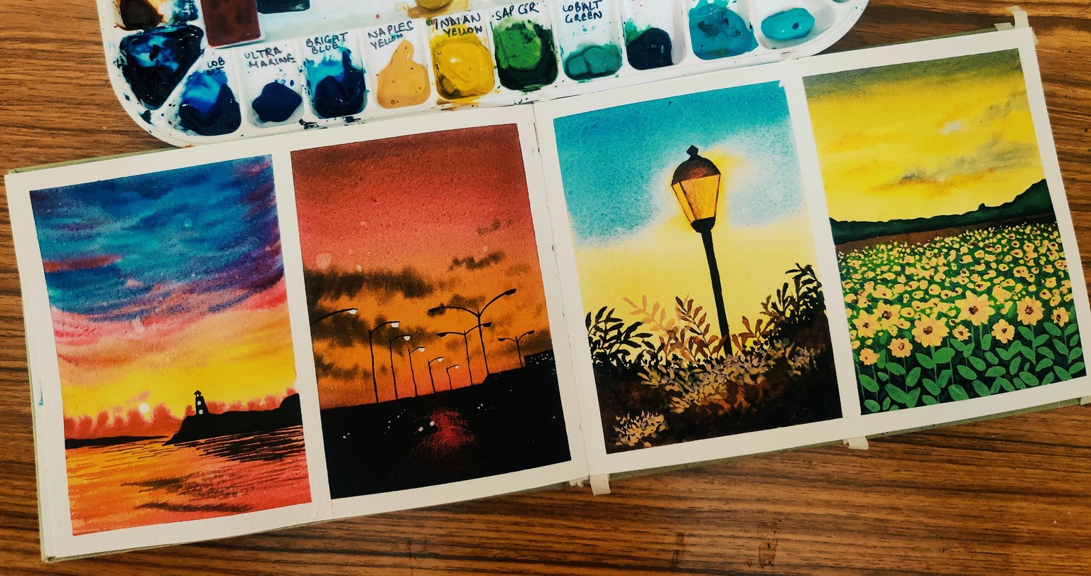 30 Day Mini Painting Challenges with Umashree - image 6 - student project