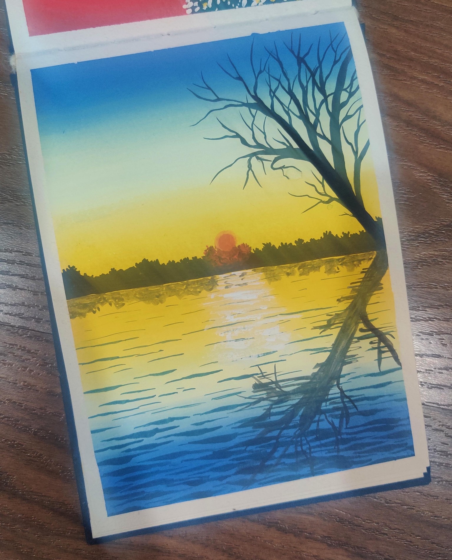 Gouache Landscapes with Mohini - image 12 - student project
