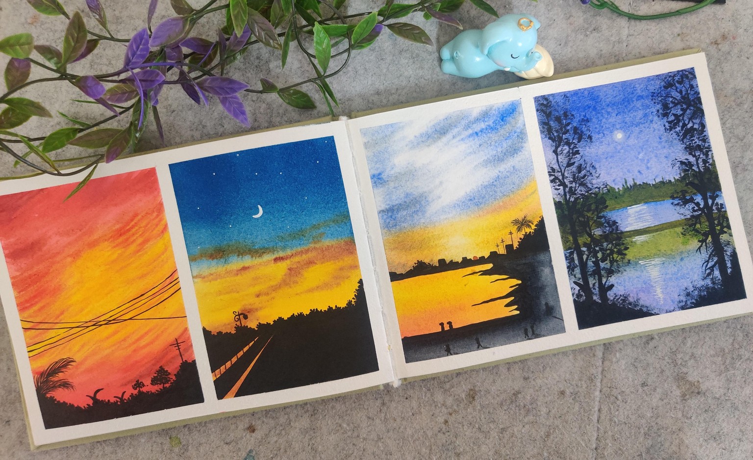 30 Day Mini Painting Challenges with Umashree - image 1 - student project