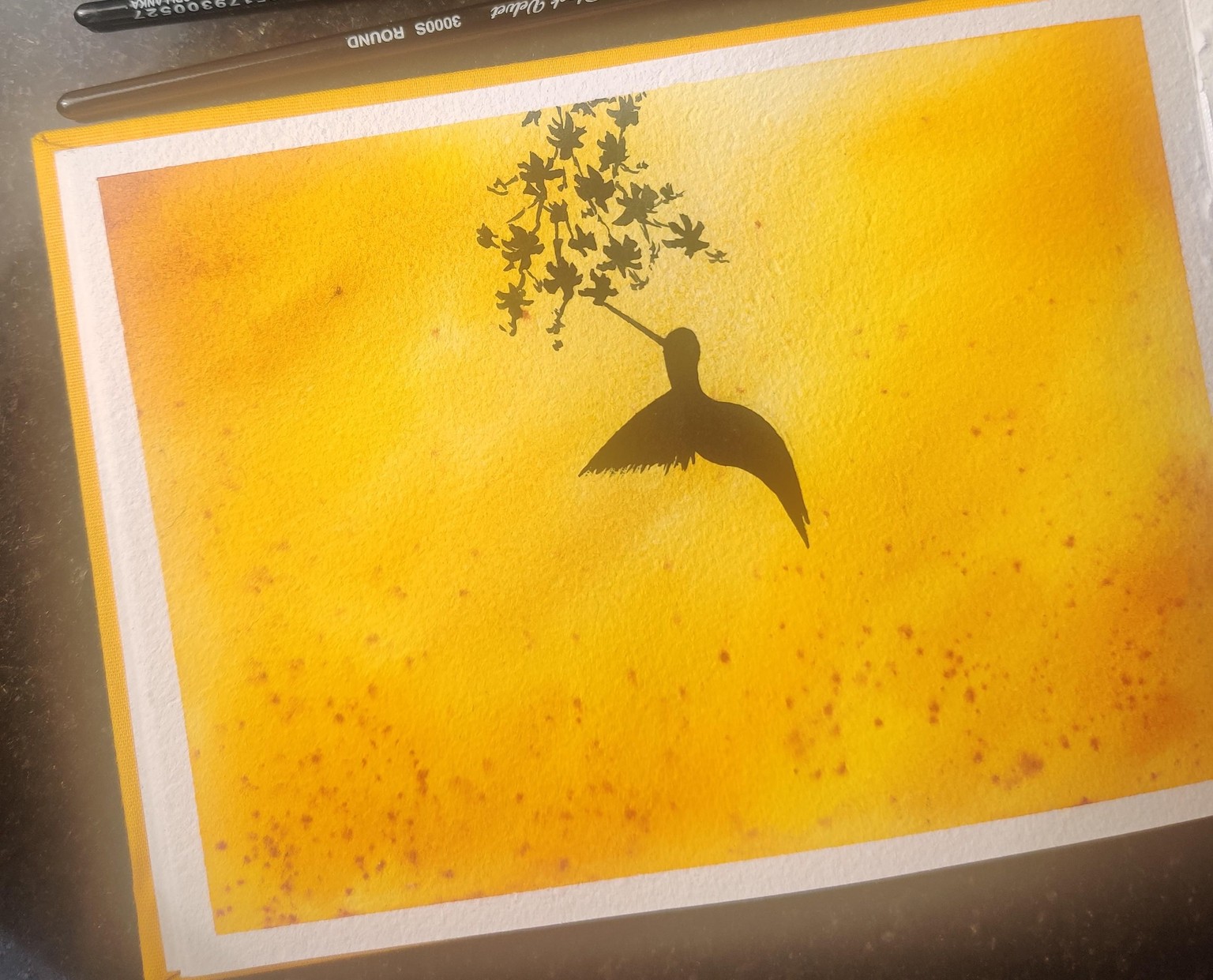Watercolour Silhouettes with Swathi - image 6 - student project