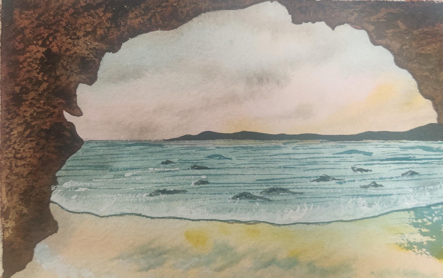 Watercolor Seascapes - image 10 - student project