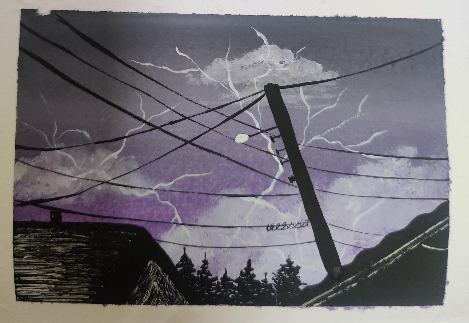 Expressive Skies and Aesthetic Clouds in Gouache with Umashree - image 3 - student project