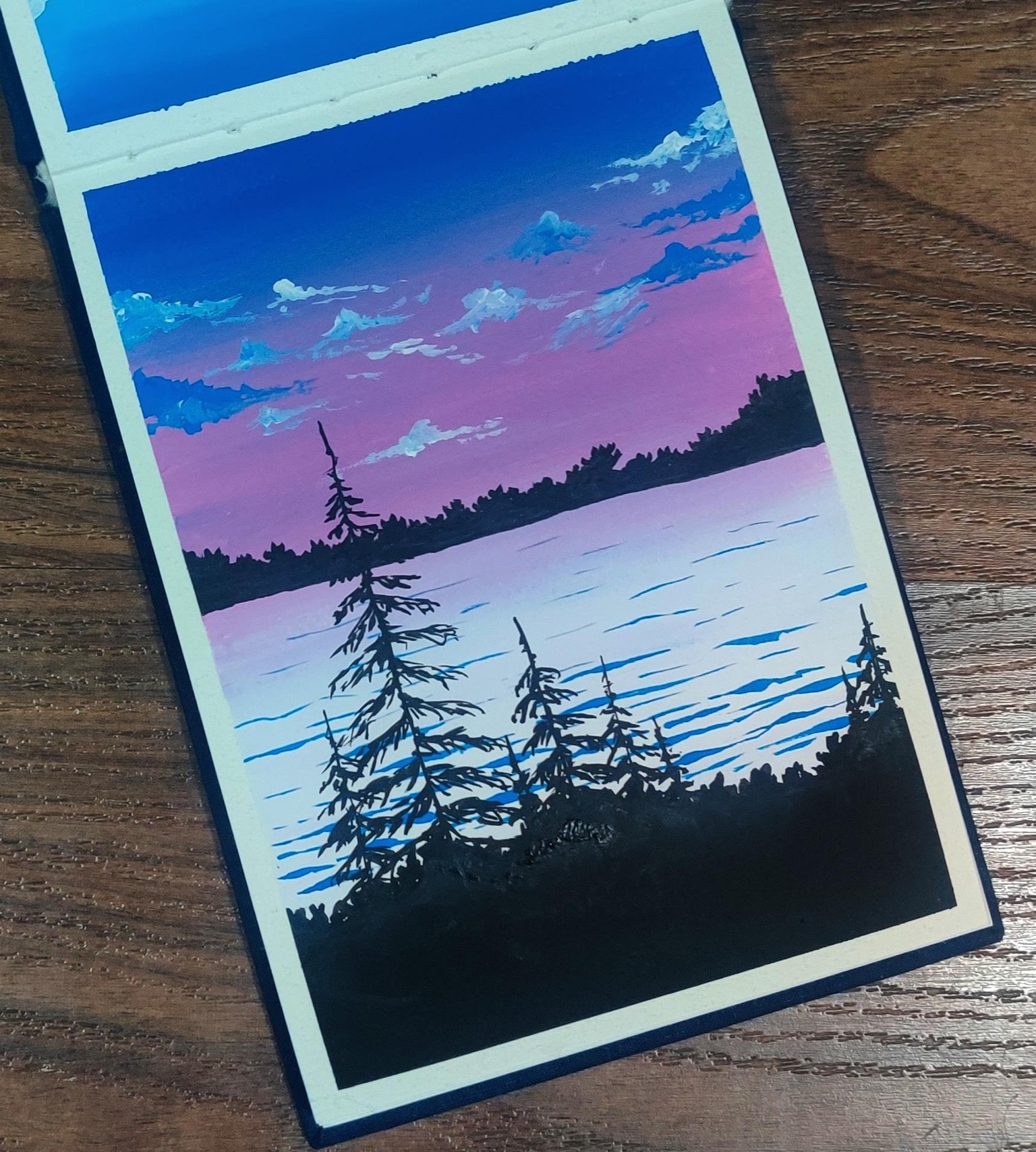 Gouache Landscapes with Mohini - image 11 - student project