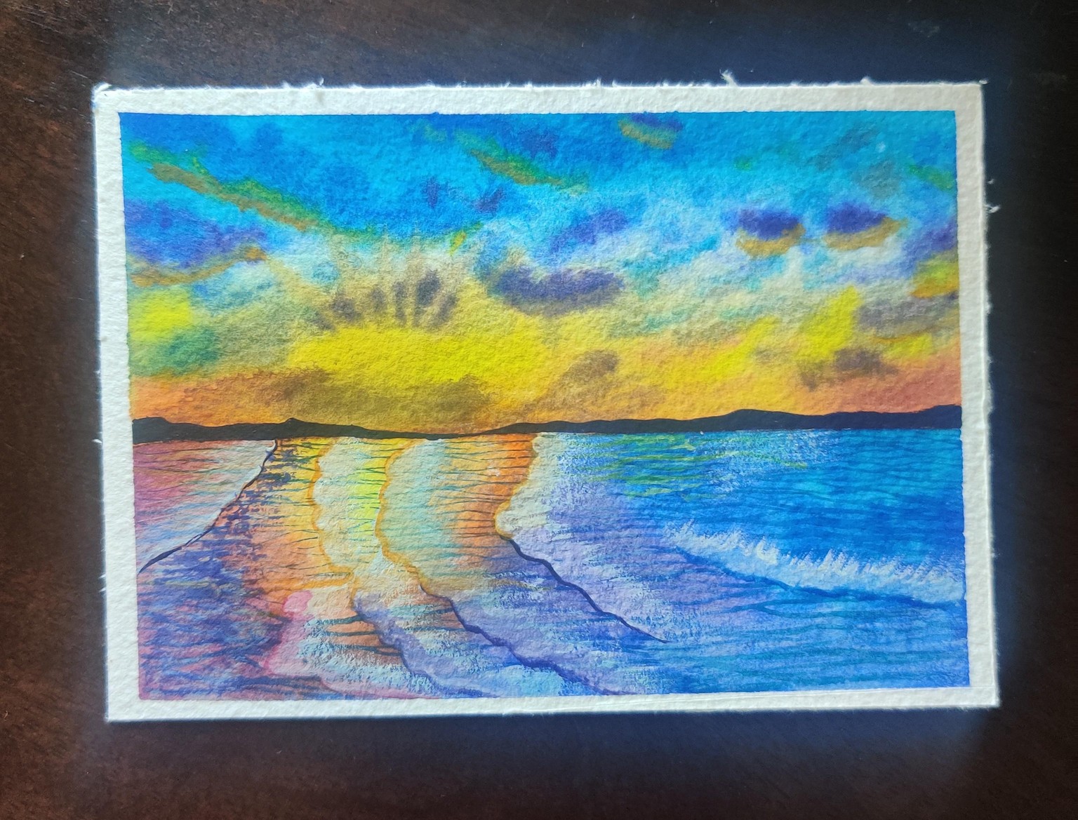 Watercolor Seascapes - image 12 - student project