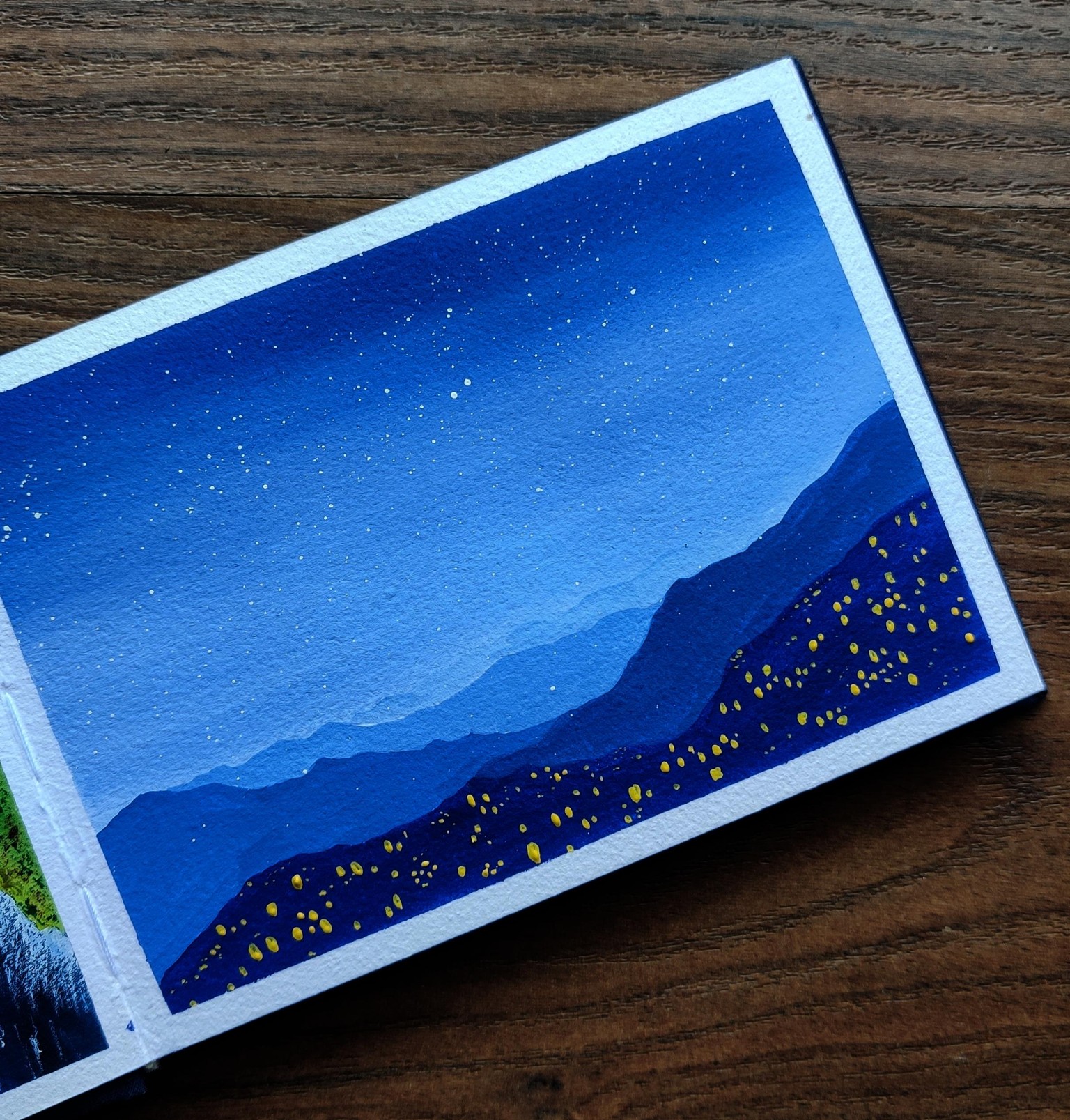 Gouache Landscapes with Mohini - image 1 - student project