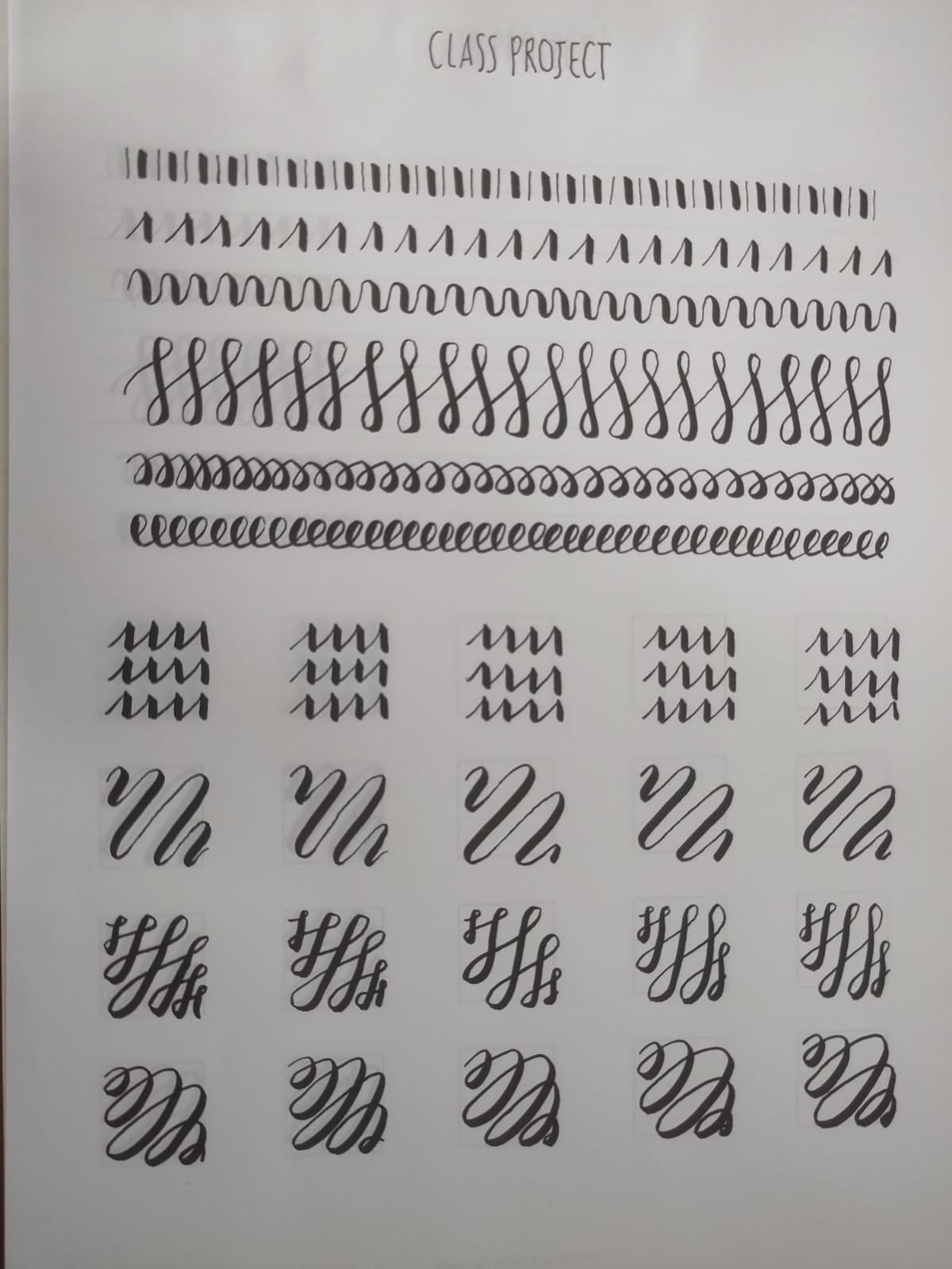 Calligraphy first steps - image 1 - student project