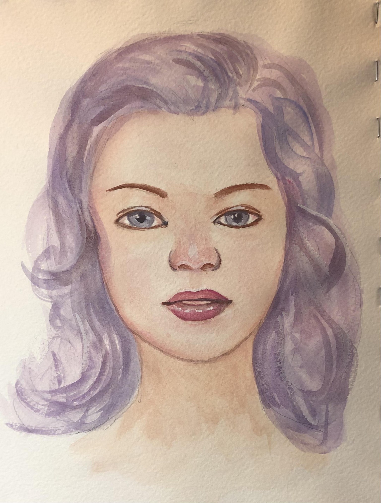 Gouache faces - image 1 - student project