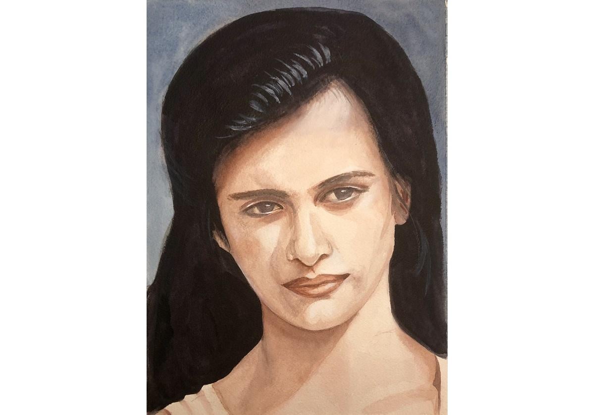 Little girl's portriat in watercolor - image 3 - student project