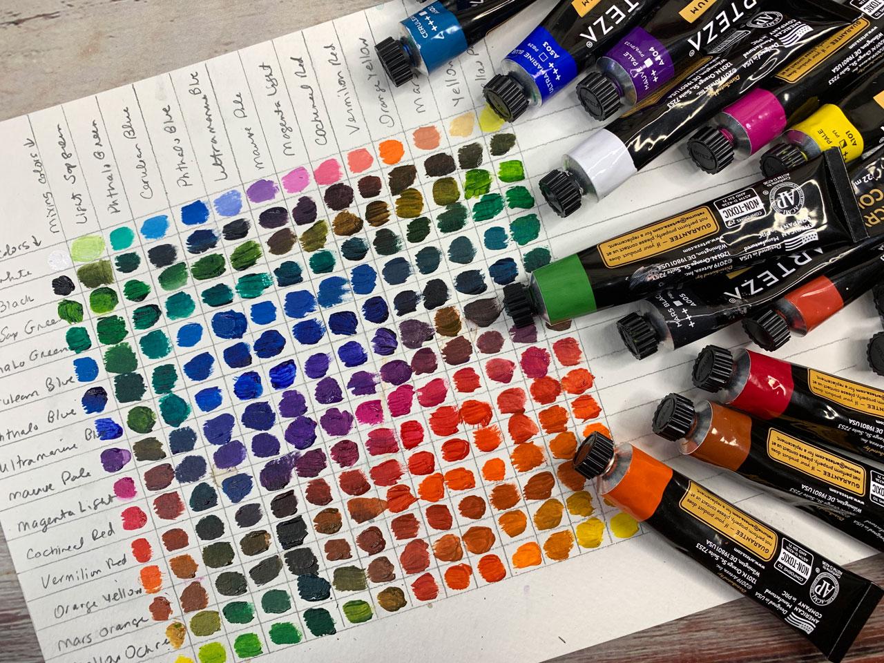 A Color Story - Your Guide To Mixing And Exploring Paint Colors For Art - image 1 - student project