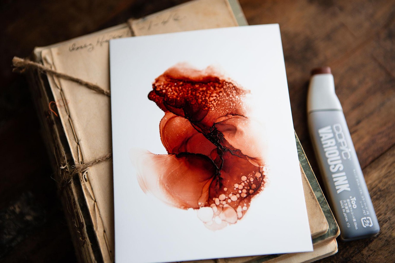 Alcohol Inks: The Basics for Creating Wispy Abstracts - image 2 - student project