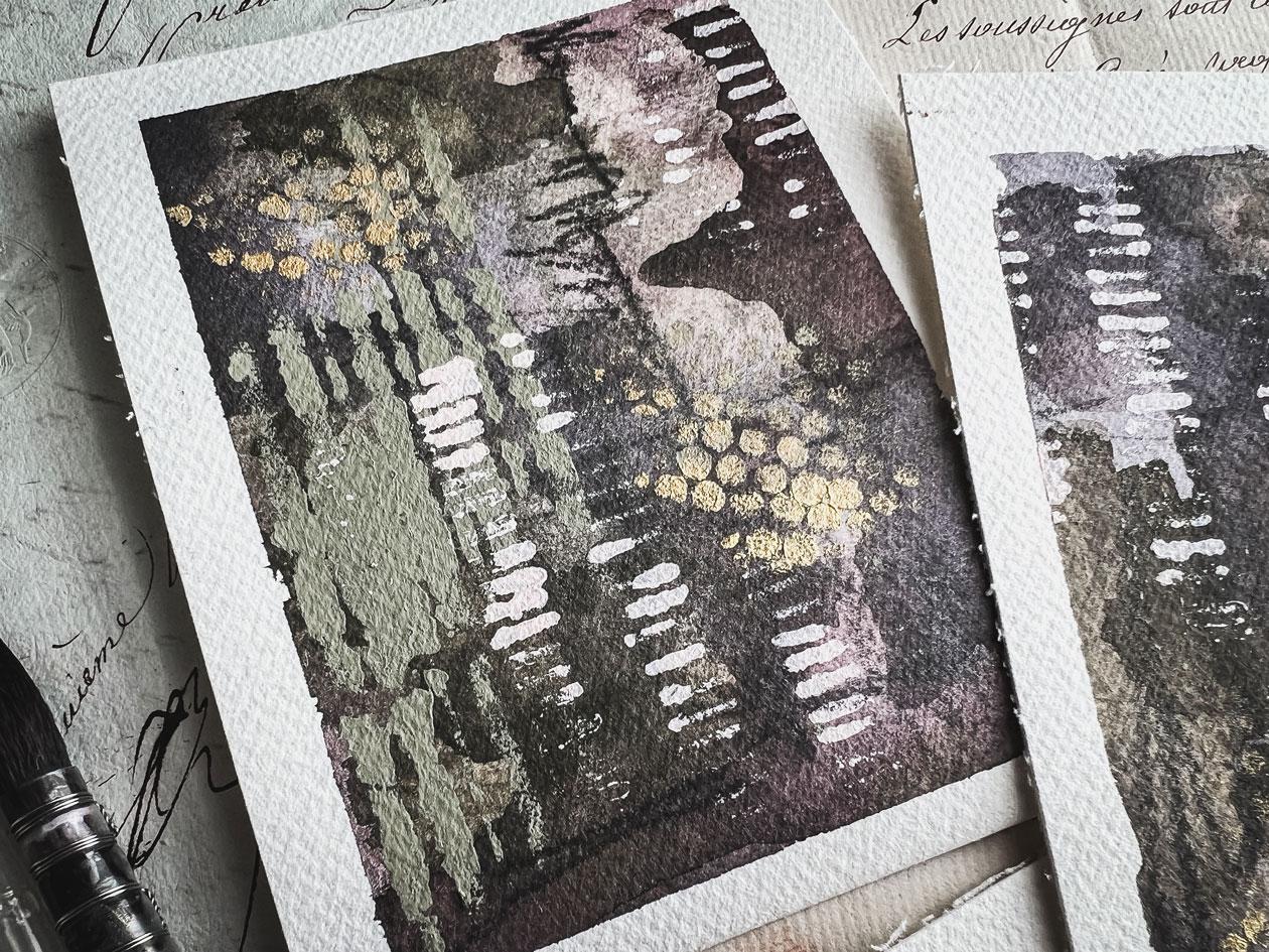 Explore the Beauty of Mixed Media: Abstract & Landscape Painting - image 2 - student project