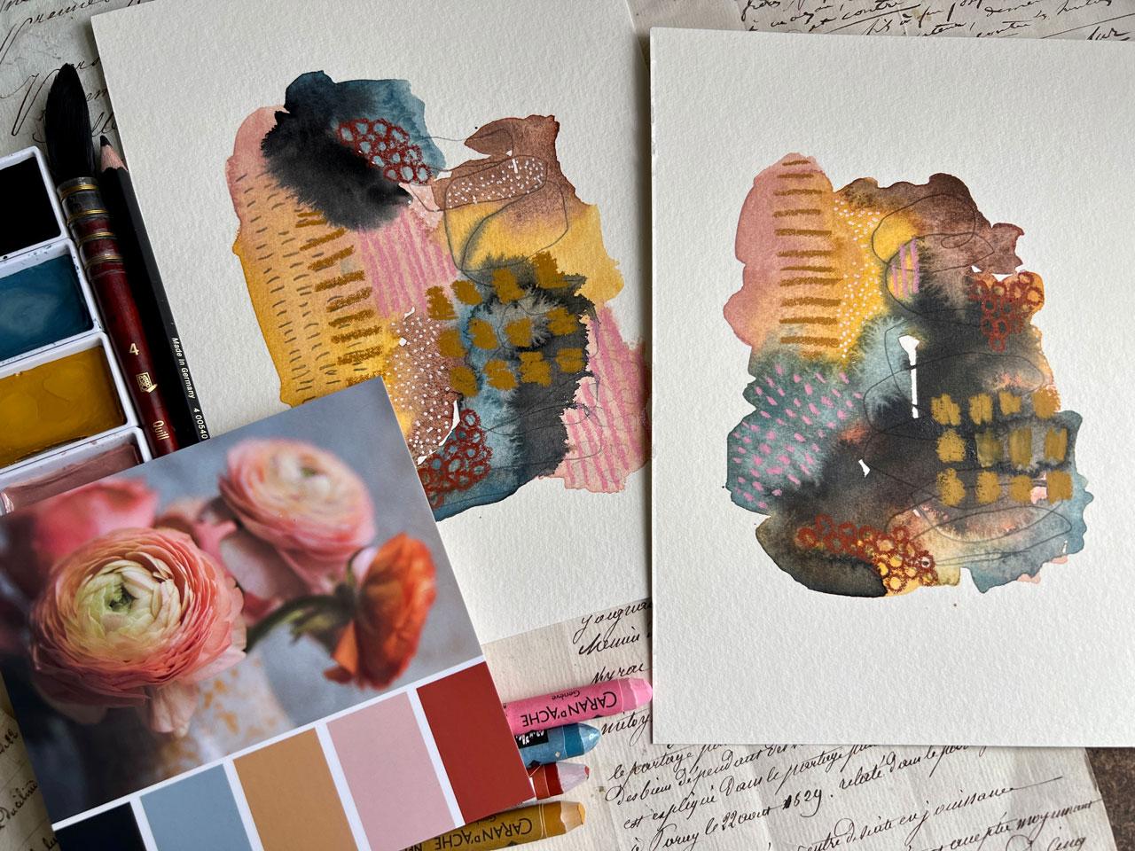 Unleash Your Creativity: Crafting Abstract Art with Color Palettes From Your Pho - image 1 - student project