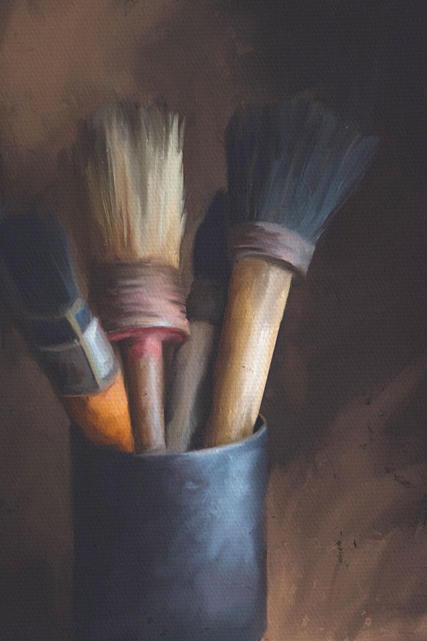 Vintage Paintbrush Painting - image 1 - student project
