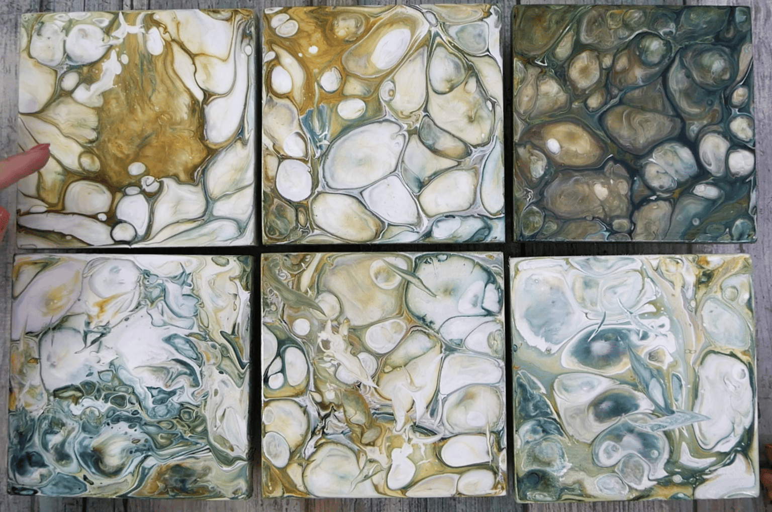 Acrylic Pours Workshop - image 1 - student project