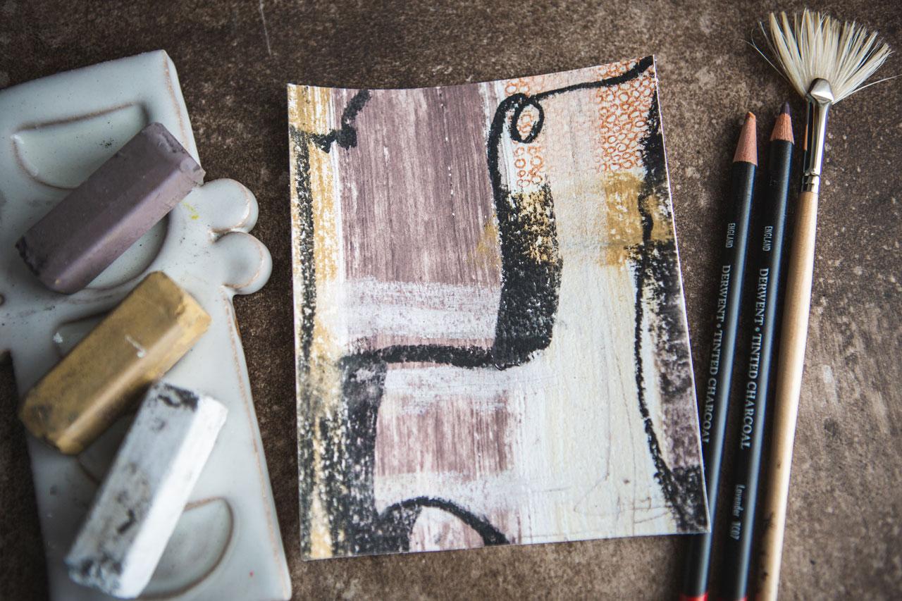 Intuitive Painting: Creating Abstracts in Charcoal - image 3 - student project