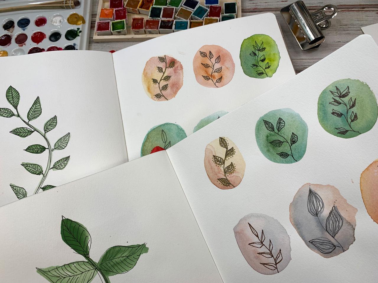 Watercolor & Ink Botanicals: Creating beautiful botanical art while you explore - image 2 - student project