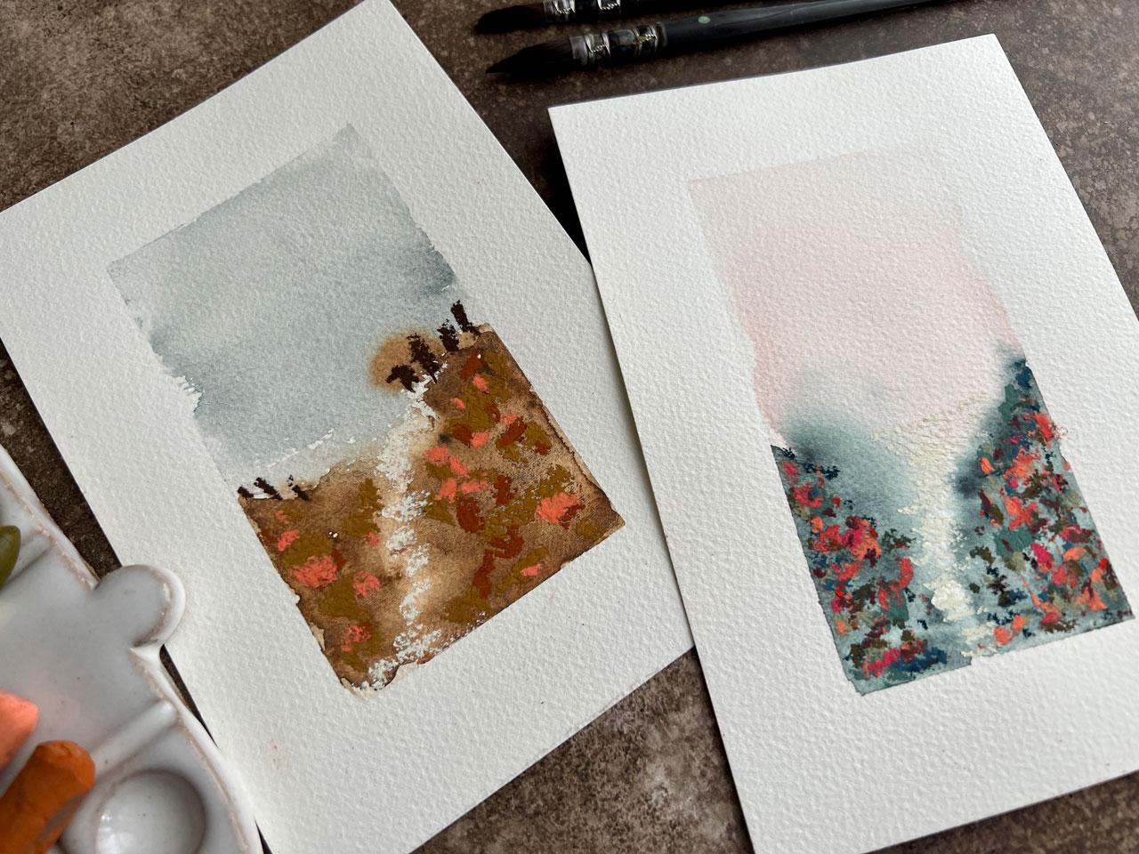 Floral Fields - Create Enchanting Landscapes with Watercolor and Pastels - image 3 - student project