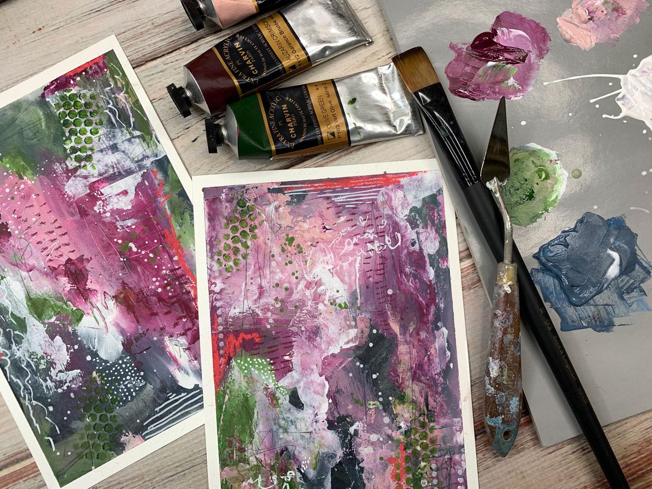Abstract Painting - Using Art Prompts To Be More Creative In Your Work - image 1 - student project