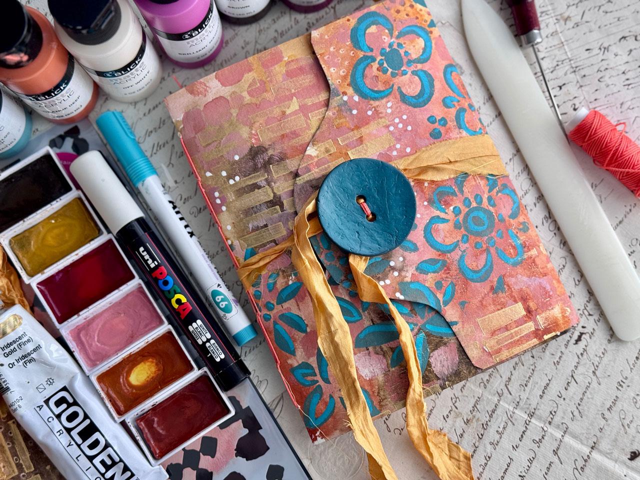 Bound in Creativity: A Mixed Media Journal Project - image 1 - student project