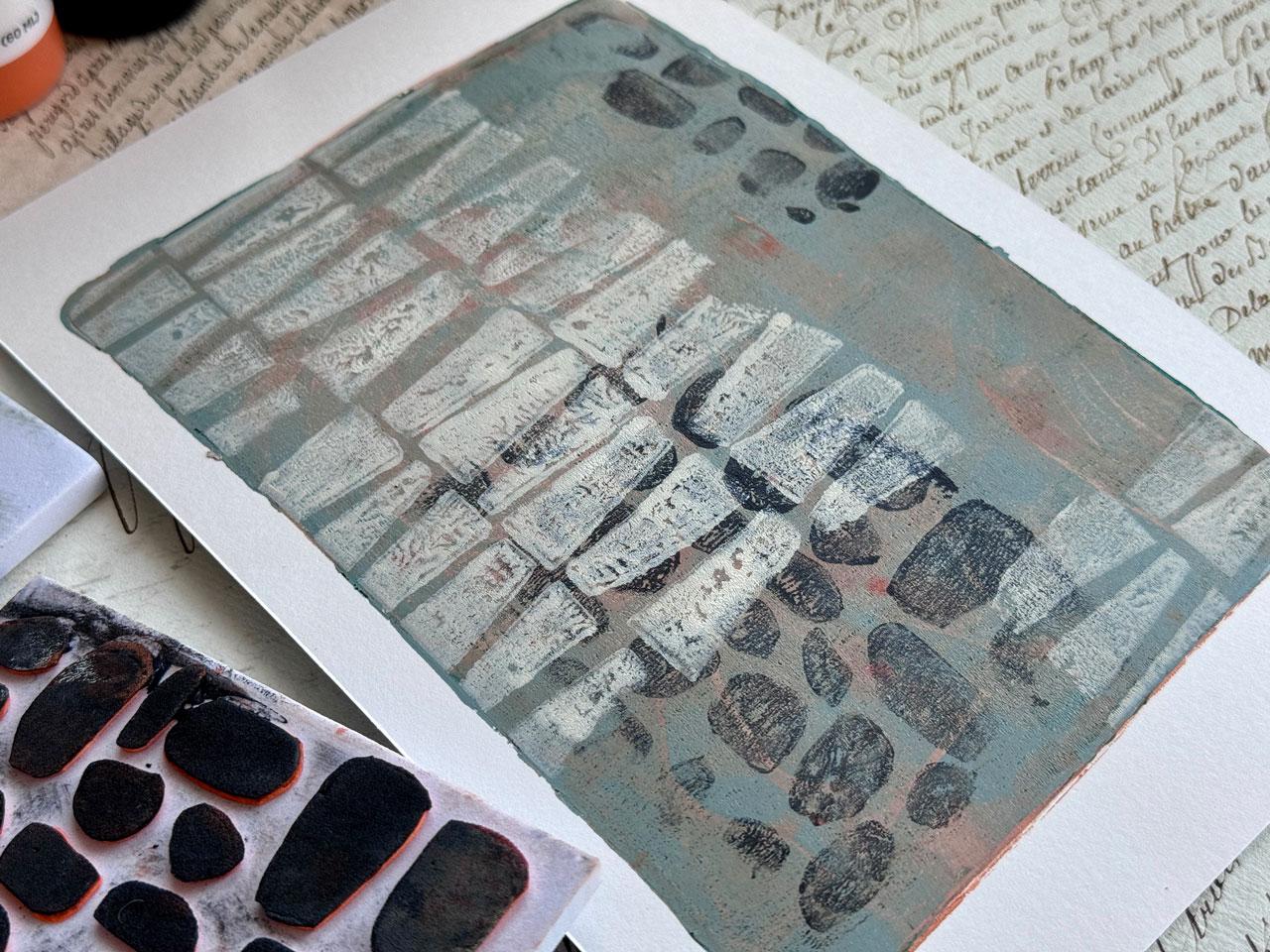 From Craft Foam to Art: Custom Stamp Making for Beginners - image 2 - student project