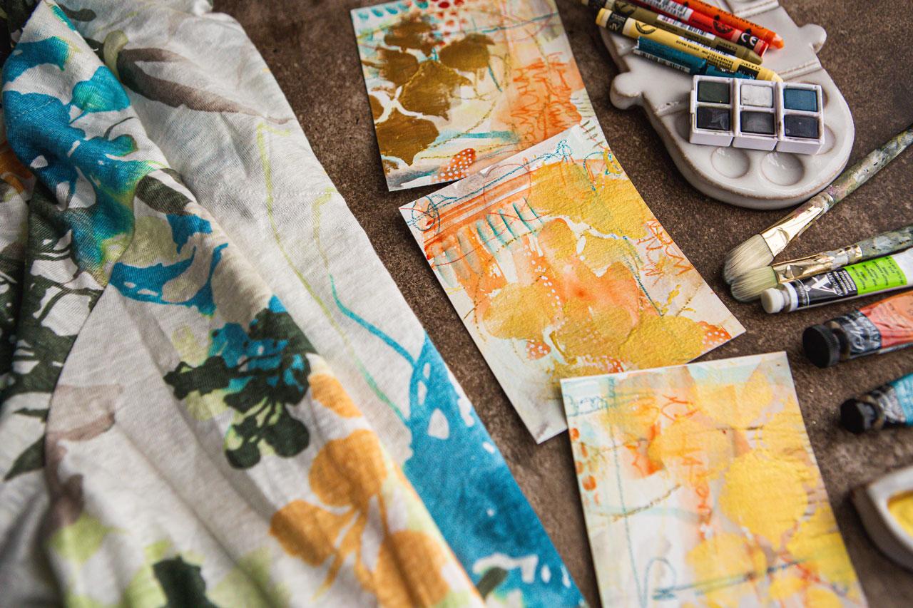 Wardrobe Inspirations - Abstract Painting Color Palettes Inspired By The Clothes - image 3 - student project