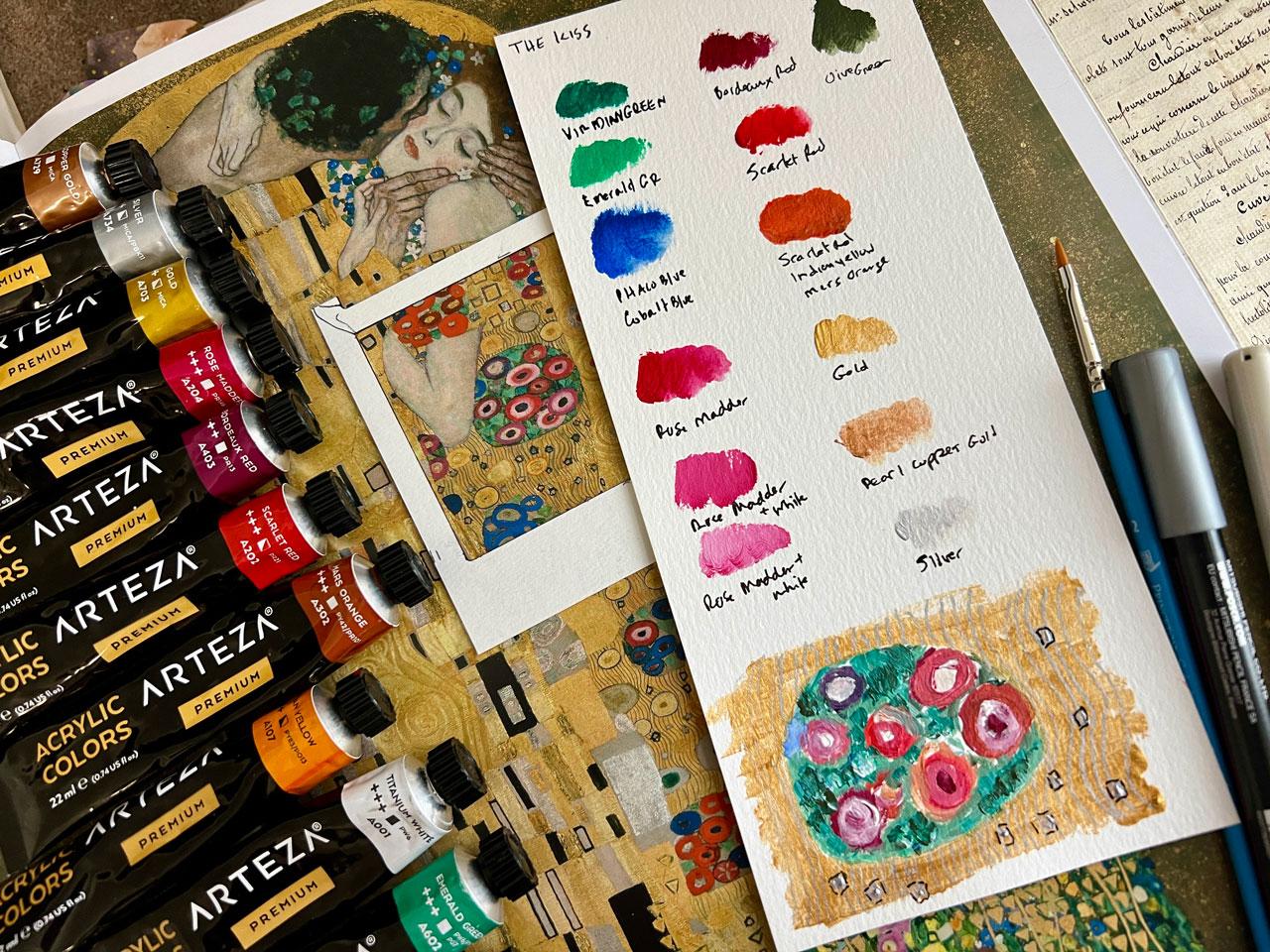 Golden Insights: Exploring Klimt's Patterns for Your Artistry - image 1 - student project