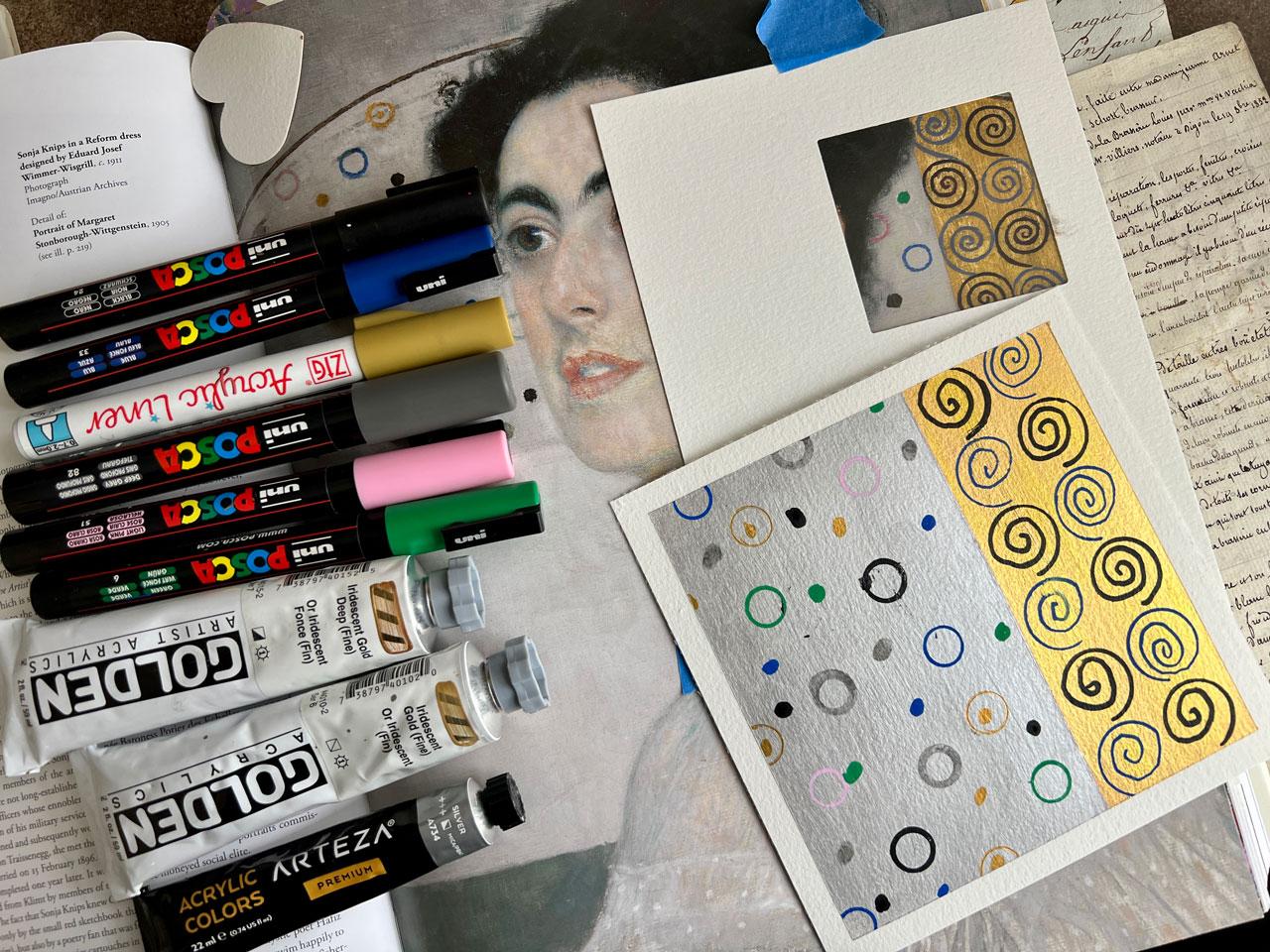 Golden Insights: Exploring Klimt's Patterns for Your Artistry - image 2 - student project
