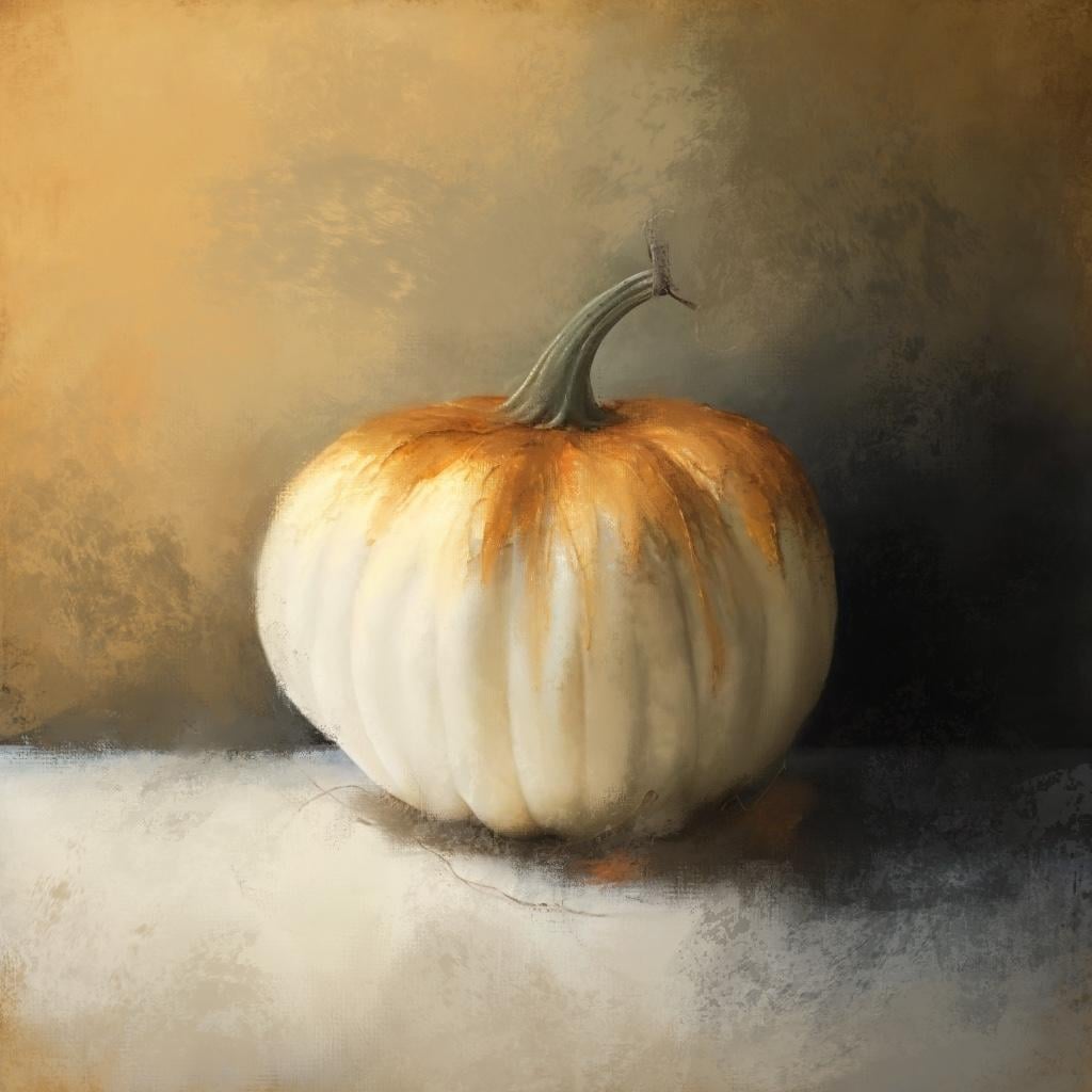Painted Orange Pumpkin - image 1 - student project
