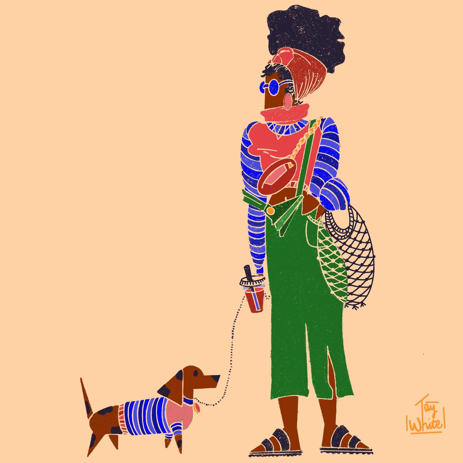 Girl at Market - image 1 - student project