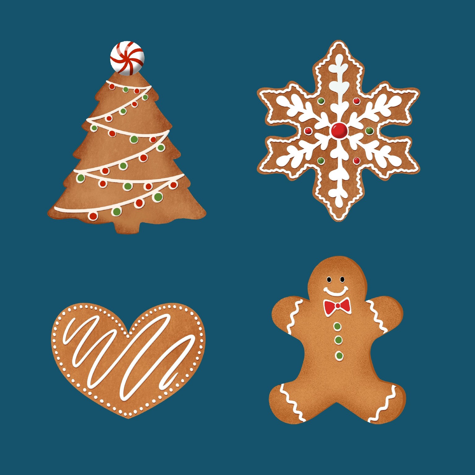 Gingerbread Illustrations - image 3 - student project
