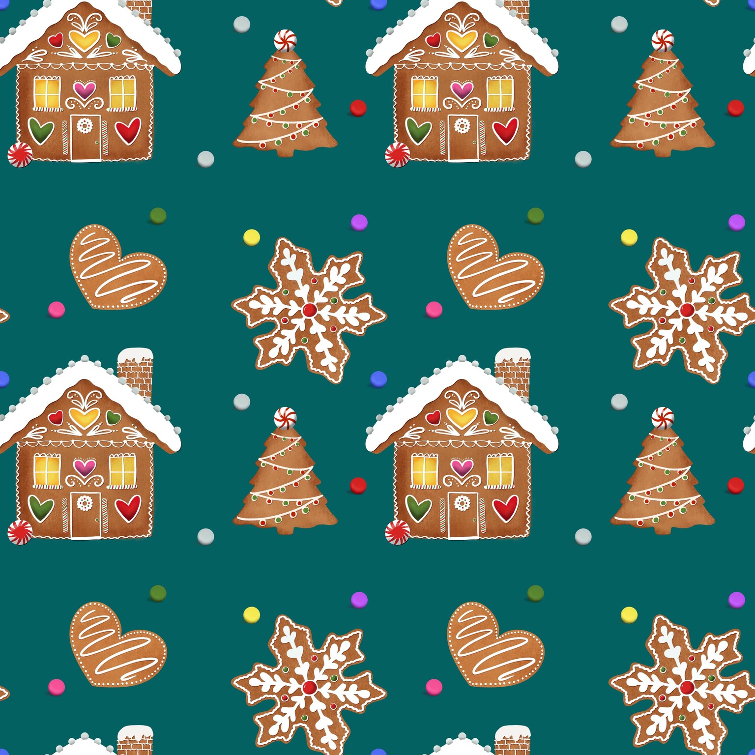 Gingerbread Illustrations - image 1 - student project
