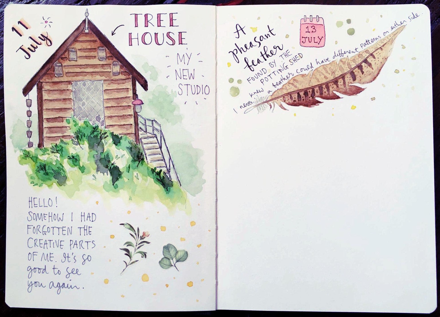 My First Water Colour Sketch Journal - image 2 - student project