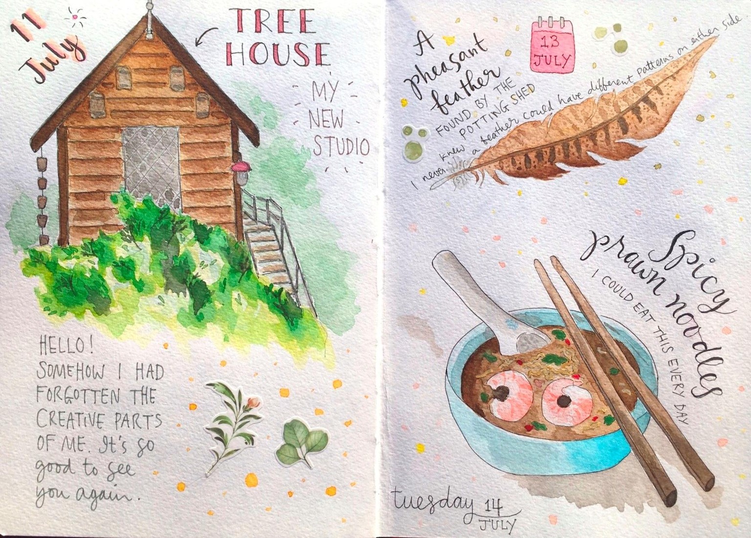 My First Water Colour Sketch Journal - image 3 - student project