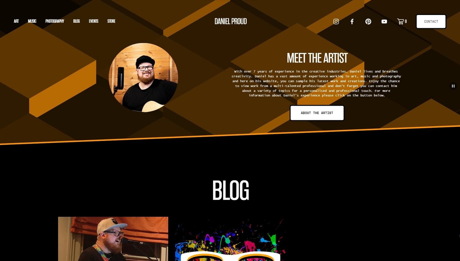 Creative Website Design - image 1 - student project