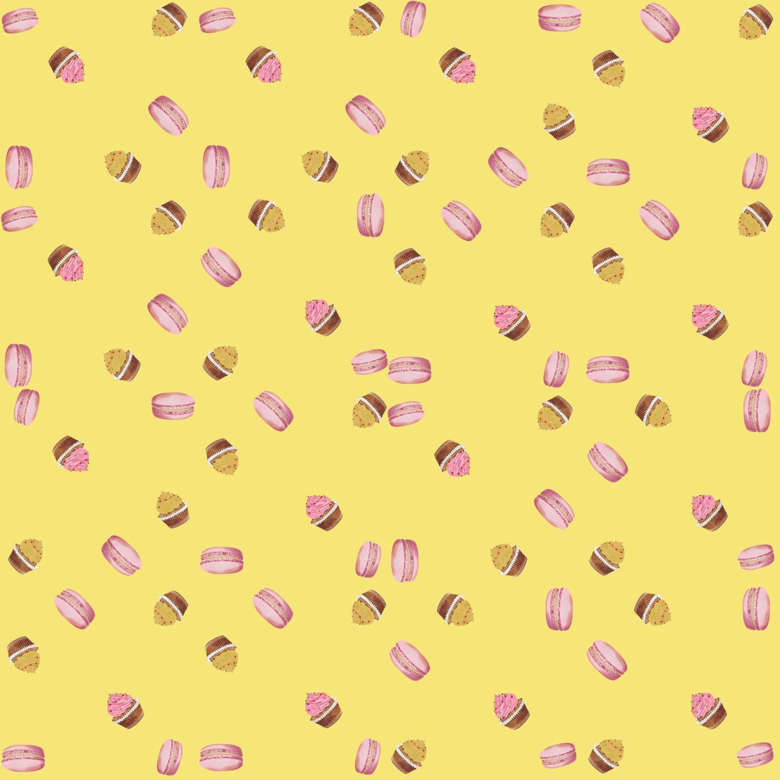 Macaron and cupcake paper - image 1 - student project