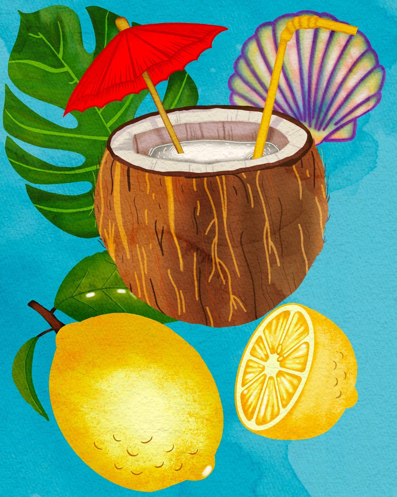 Coconut drink - image 1 - student project