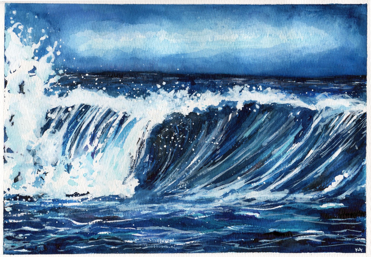 Ocean waves - image 1 - student project