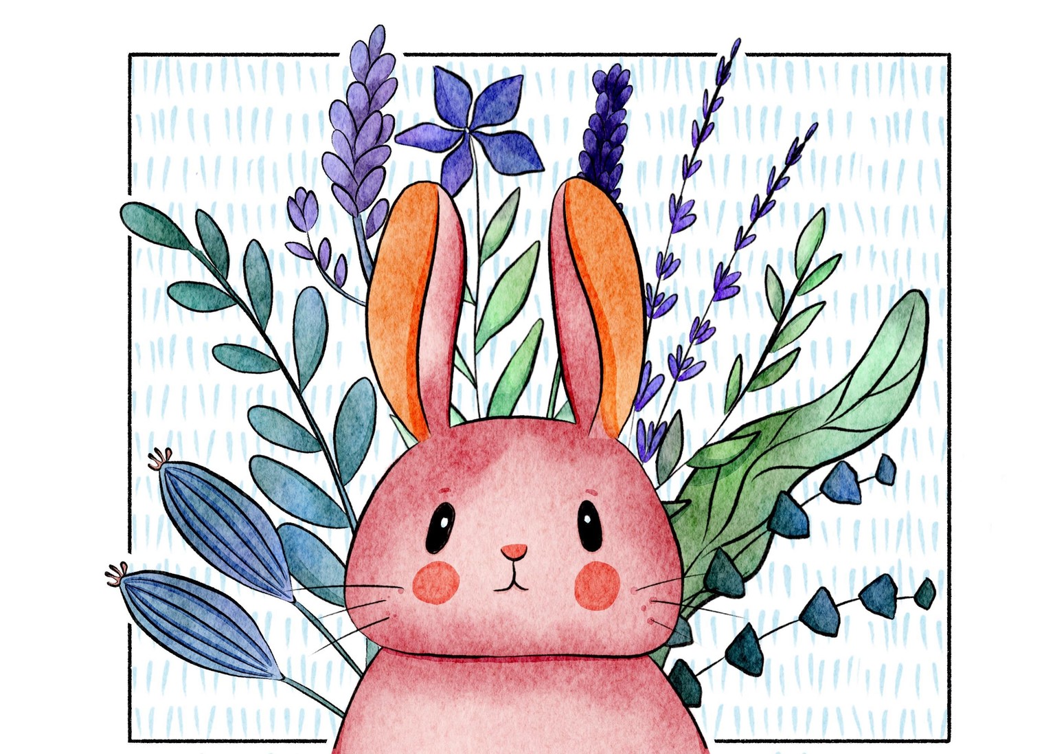 Watercolor florals - image 1 - student project