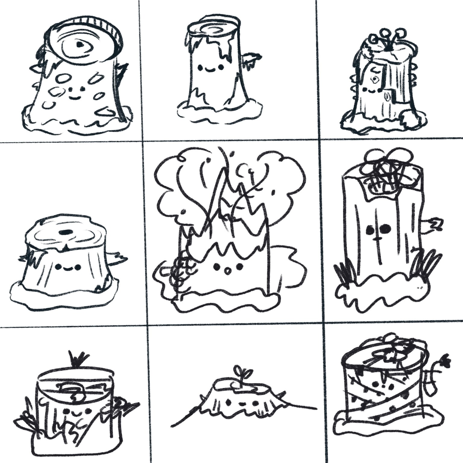 Woodland Themed Stickers - image 1 - student project