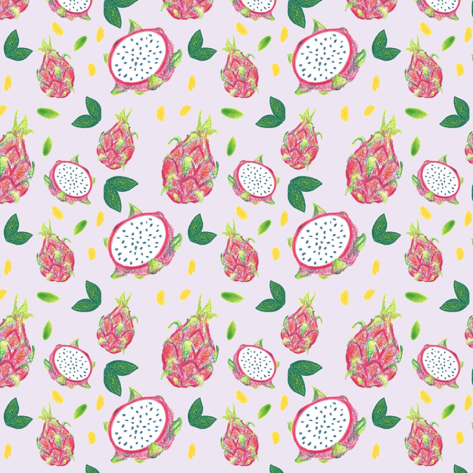Dragonfruit Pattern + Geometric - image 13 - student project