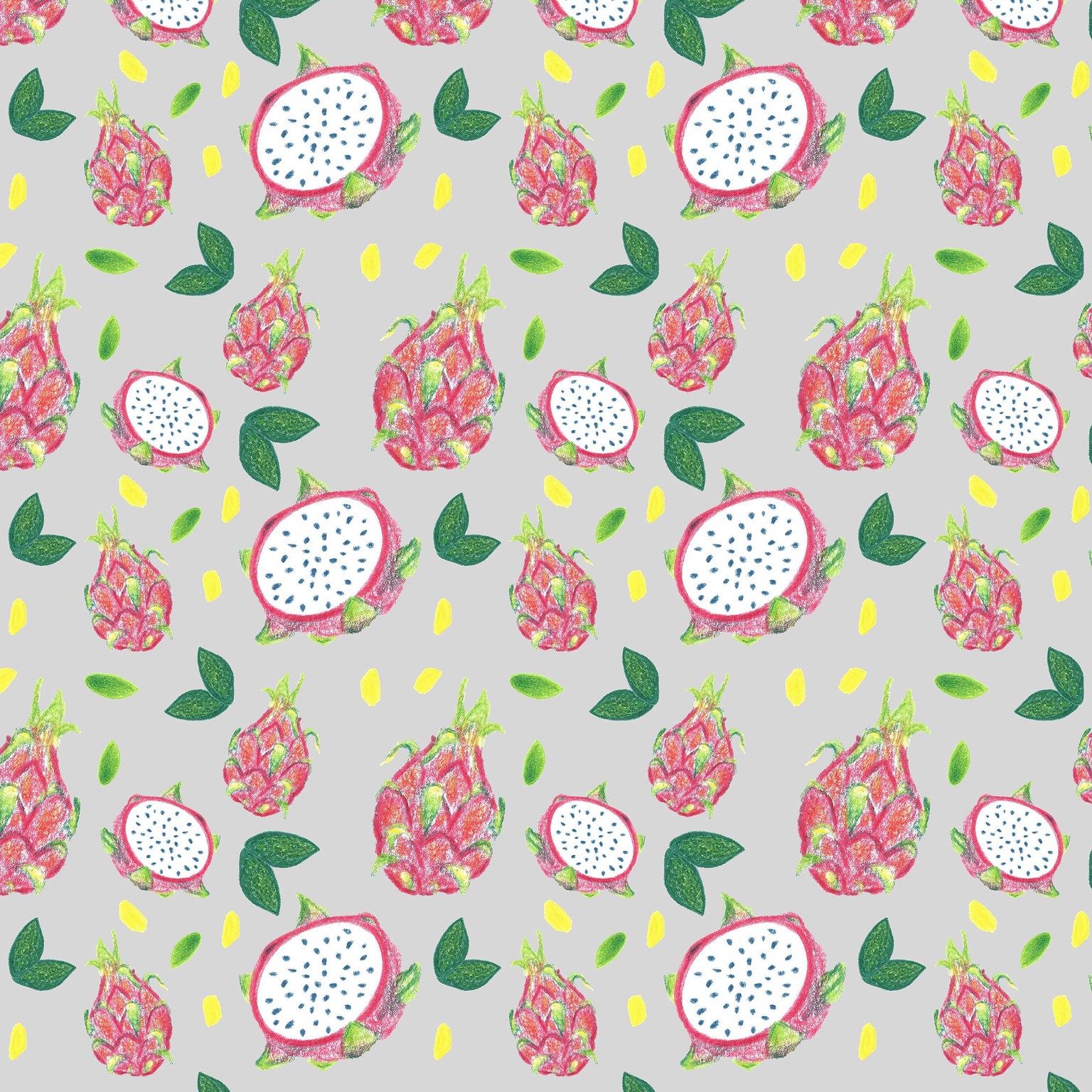 Dragonfruit Pattern + Geometric - image 14 - student project