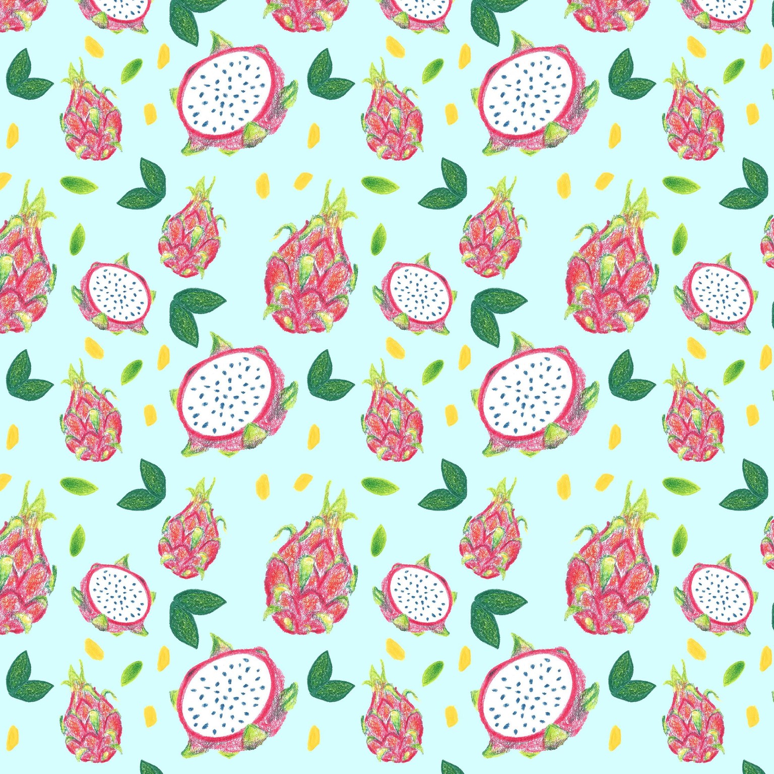 Dragonfruit Pattern + Geometric - image 11 - student project
