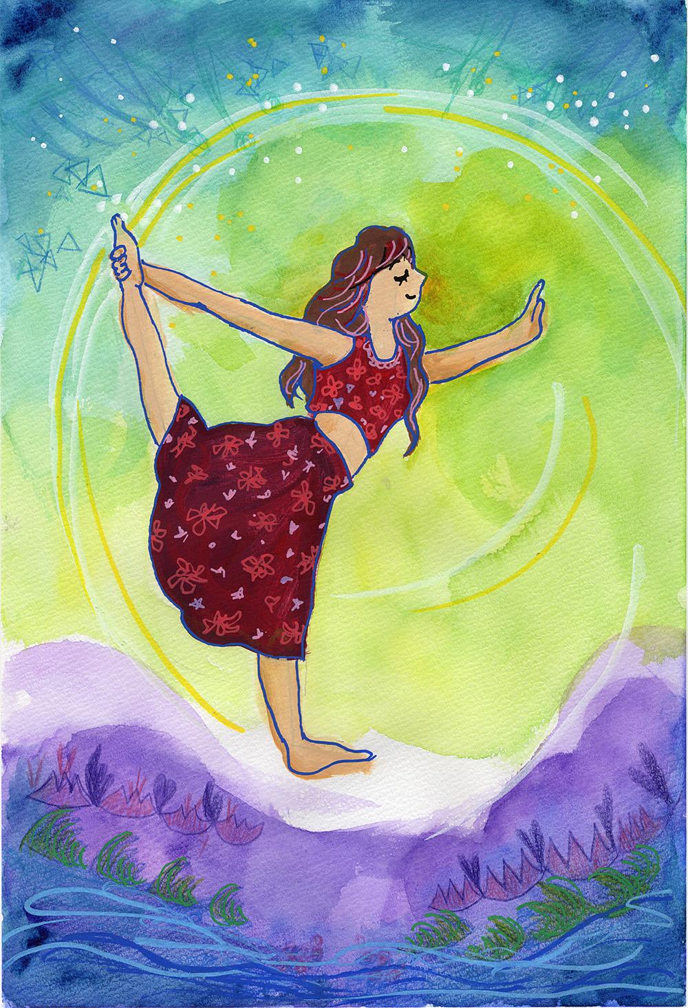 Yoga Character+Doodles - image 1 - student project