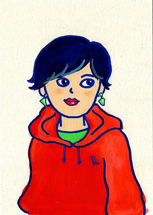 My Doodle Self Portrait - image 2 - student project
